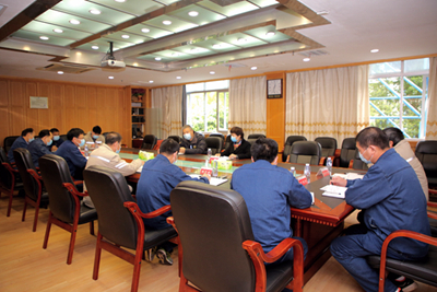大唐湖南分公司黨委書記劉建龍到石門發(fā)電公司調(diào)研指導工作