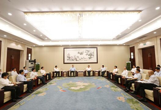 國家電網(wǎng)董事長毛偉明與浙江省委書記車俊、省長袁家軍會談