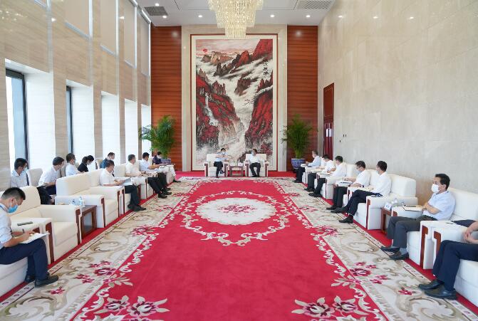 中國能建黨委書記、董事長汪建平會(huì)見陜西省副省長趙剛一行