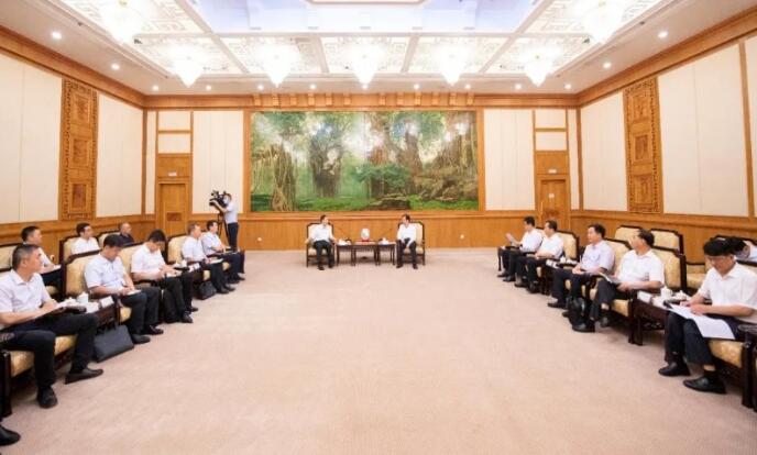 中核集團總經(jīng)理、黨組副書記顧軍與福建省委副書記、代省長王寧會談
