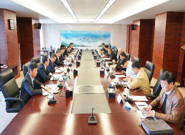 中國能建黨委書記、董事長宋海良拜會三峽集團董事長雷鳴山