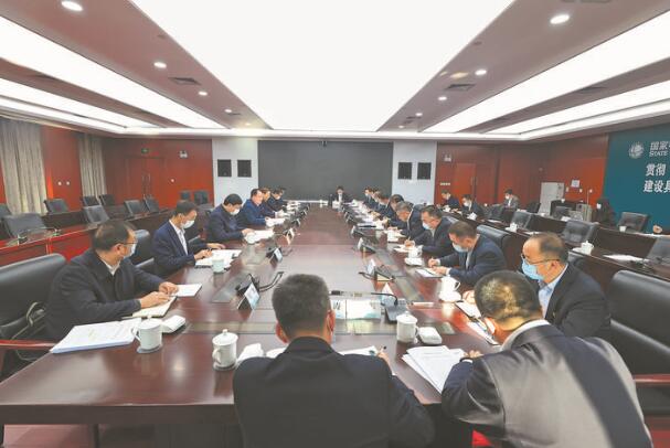 毛偉明董事長、辛保安總經(jīng)理赴國網(wǎng)新疆電力調(diào)研