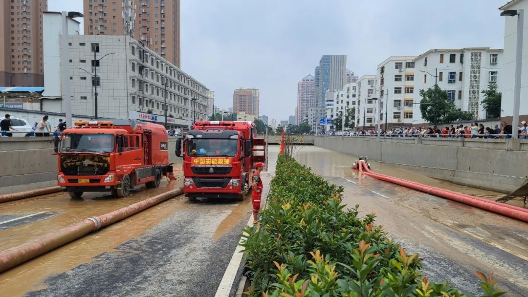 千里征程未下鞍，排澇備勤又揚(yáng)鞭——中國安能第三工程局就位后立即組織搶險(xiǎn)救援工作
