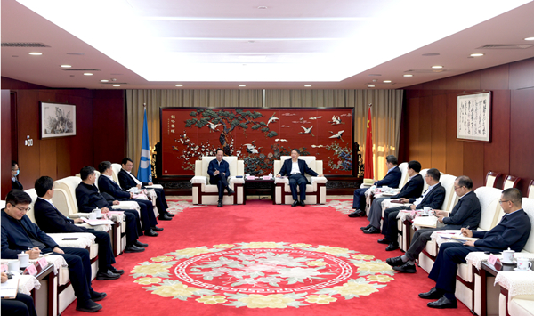溫樞剛會(huì)見中國電建黨委書記、董事長丁焰章