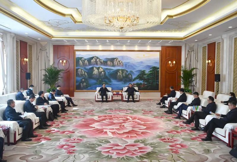 鄒磊拜會(huì)寧夏回族自治區(qū)黨委書記、人大常委會(huì)主任陳潤(rùn)兒