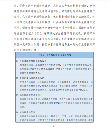 發(fā)改委、能源局等九部委聯(lián)合印發(fā)發(fā)布“十四五”可再生能源規(guī)劃！