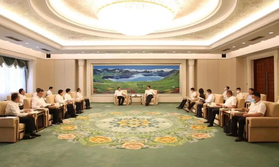 中國能建黨委書記、董事長宋海良拜會吉林省委常委、長春市委書記張志軍