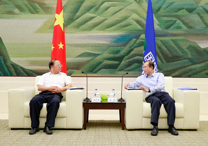 國家電投總經(jīng)理、黨組副書記江毅會見湖北省武漢市委常委、武漢經(jīng)開區(qū)工委書記劉子清