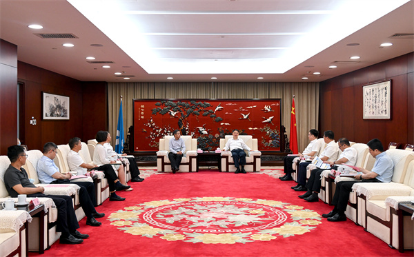 溫樞剛會(huì)見中國(guó)信達(dá)黨委書記、董事長(zhǎng)張衛(wèi)東