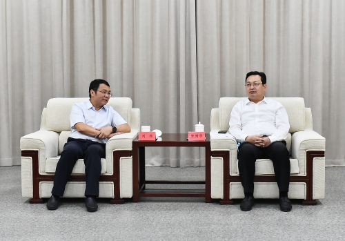 劉源拜會河北省委常委、副省長，雄安新區(qū)黨工委書記、管委會主任張國華