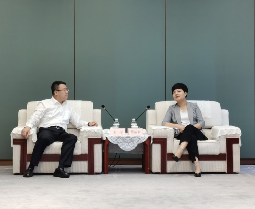 王小軍拜會(huì)廣西壯族自治區(qū)黨委常委、常務(wù)副主席蔡麗新