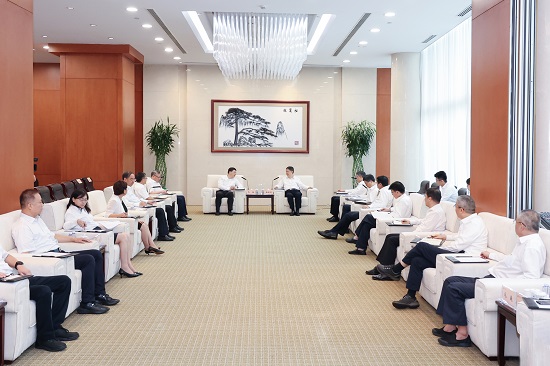 華能集團(tuán)黨組書記、董事長溫樞剛會(huì)見山西省委常委、太原市委書記韋韜