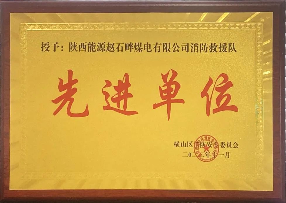 優(yōu)秀！再續(xù)輝煌！陜投集團(tuán)趙石畔煤電消防工作又獲表彰
