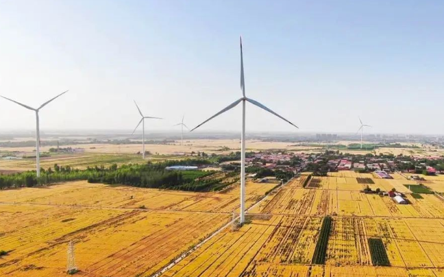 寰泰能源又一風(fēng)電項目落地河北柏鄉(xiāng)，總?cè)萘?0MW