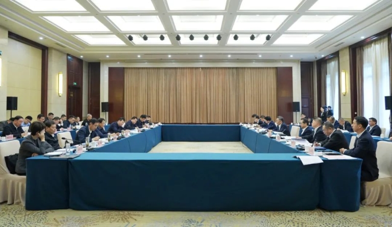 中國能建黨委書記、董事長宋海良與臨沂市委書記任剛會談