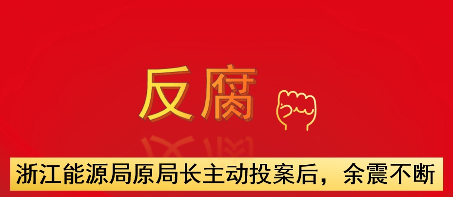 浙江能源局原局長主動(dòng)投案后，余震不斷